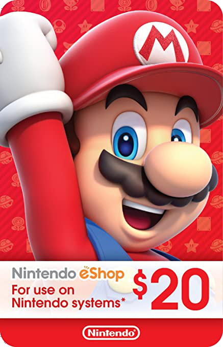 Mario Card - Worth $20